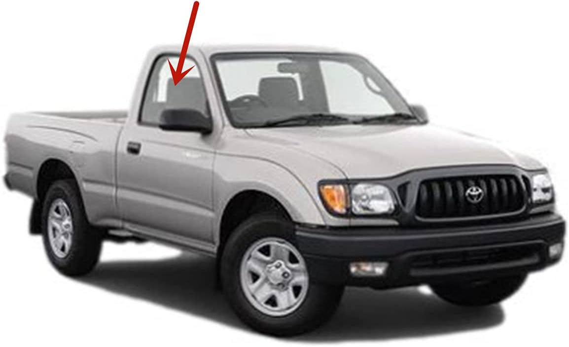 NAGD Passenger Right Side Door Window Door Glass Compatible with Toyota Tacoma Pickup 2 Door Standard Cab 2005-2014 Models Pack of 2
