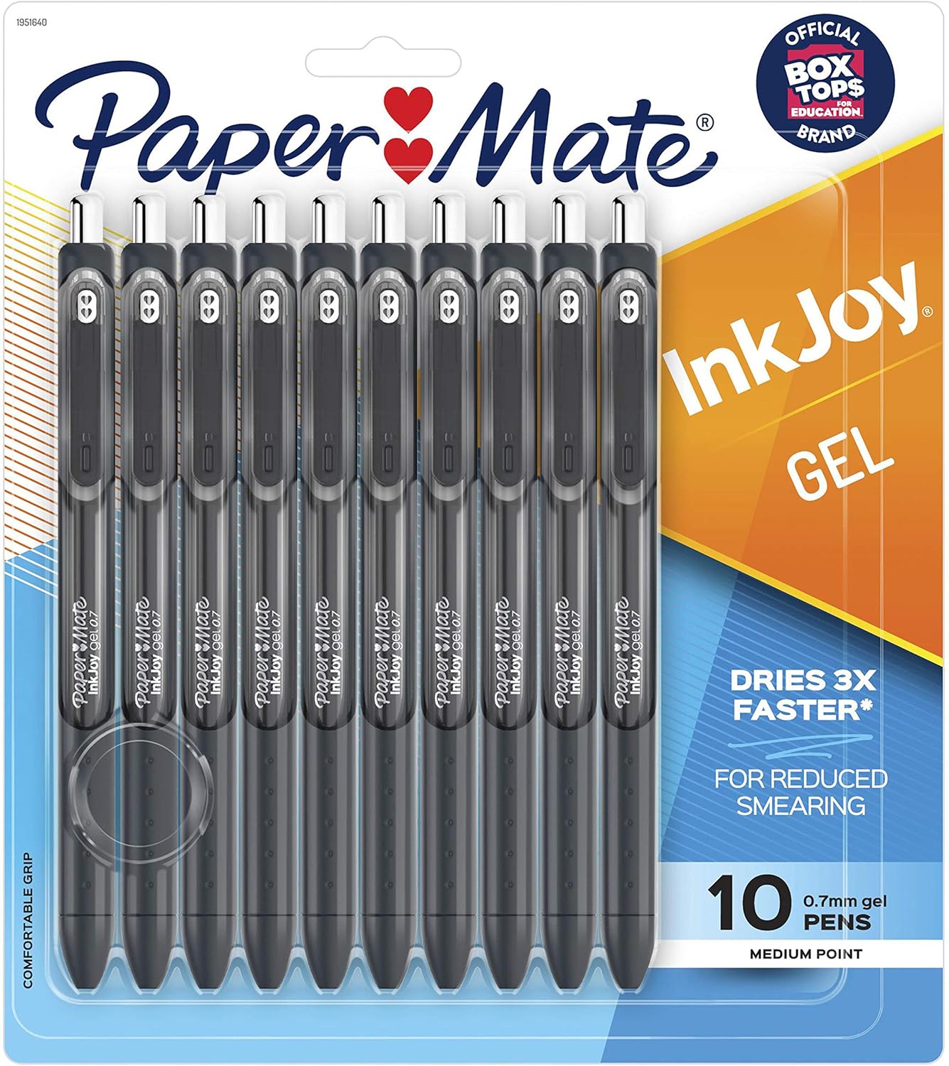 Paper Mate InkJoy Gel Pens, Medium Point (0.7mm), Black, 36 Count Pack of 2