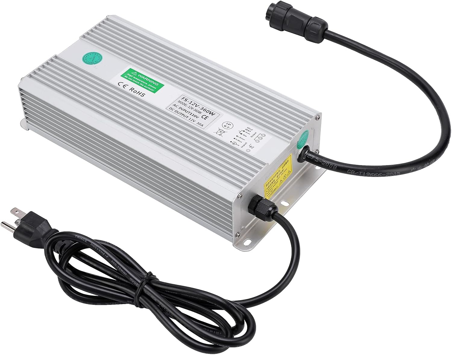 pamiers led Underwater Fishing Light,DC12V/24V 300W,with Remote Brightness Adjustment Function, attracting Fish More Faster, Effective and Flexible,DC 12V max config