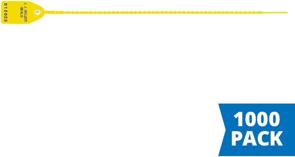 Yellow Tug Tight Plastic Seal 1000-pk. - 12