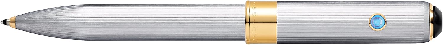 Cross TrackR Brushed Chrome Ballpoint Pen with 23KT Gold-Plated Appointments and TrackR Bluetooth Tracking Pack of 2