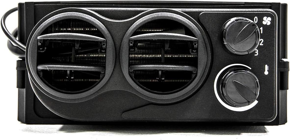 SuperATV Cab Heater for 2017 Polaris Ranger XP 1000 | 2017-2018 XP Ranger 1000 Crew | Includes Defrost Hoses and Vents | Built-in Shutoff Valve | Adjustable Temperature and Fan Speeds