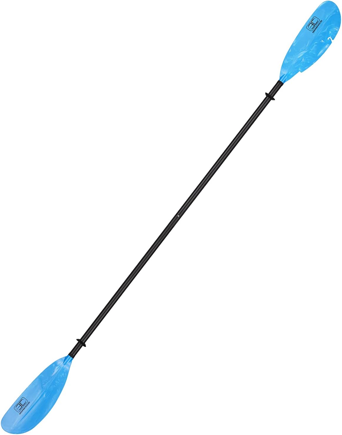 OCEANBROAD Kayak Fishing Paddle 250CM/98 Inches Carbon Composite Shaft Kayaking Boating Oar with Paddle Leash