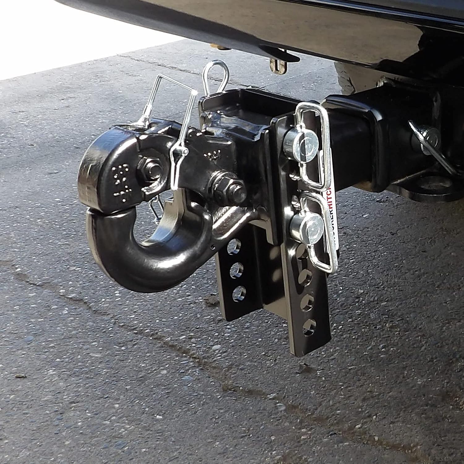 Shocker XR Pintle Hook Drop Ball Mount 1-1/2