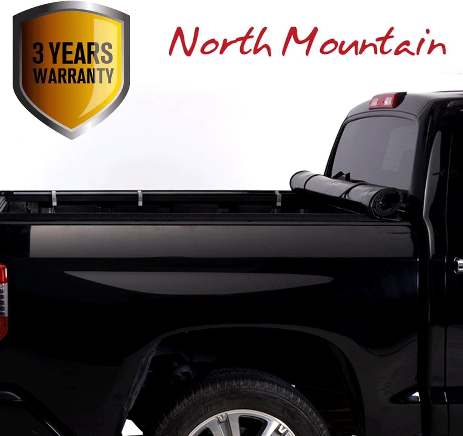 North Mountain Soft Roll Up Tonneau Cover, Compatible with 2017-now Honda Ridgeline