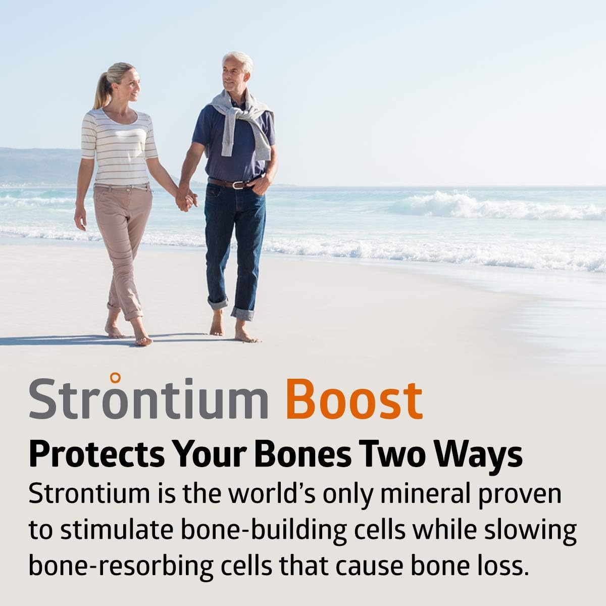 Strontium Boost – Natural Strontium Citrate Supplement (3 Bottles)