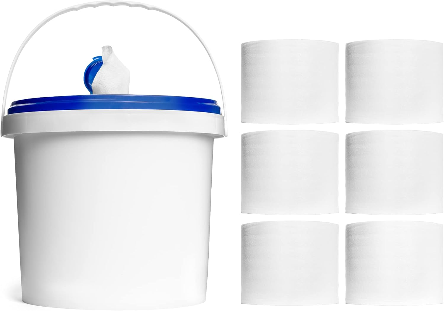 Dry Wipes Bulk disinfecting wipes - Custom Wet Wipes Set - DIY Bulk Wipes the Easy Way - Perfect for Hands, Gym, Industrial, & All Purpose Cleaning (1800 Wipes & a Dispenser, 1800) Pack of 2