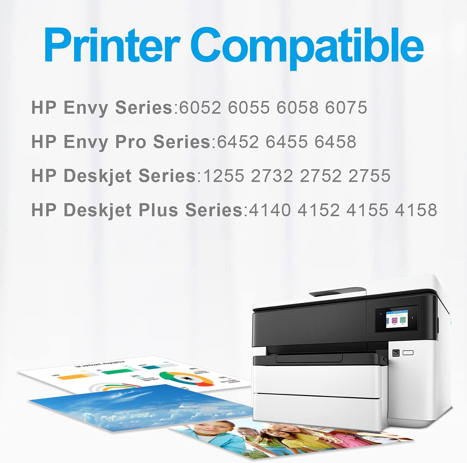 VAKER Remanufactured Inkjet Printer Ink Cartridge Replacement for HP 67 67XL to fit with HP Envy 6052 6058 6075 DeskJet 2732 2755 DeskJet Plus 4152 4155 4158 Printer ( 2 Black ) Pack of 2