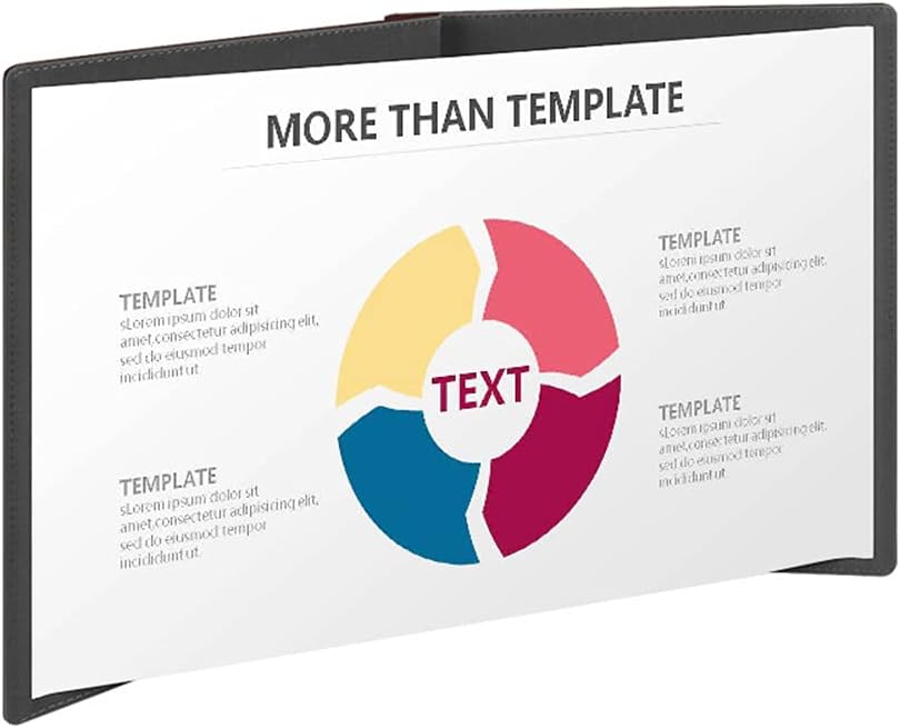 Mobile Projector Screen 40-inch 4:3 Portable Screen Self-Stand High-Definition Small Projector Screen Floor-Standing Projection Screen for Home Theater School Meeting Room Pack of 2