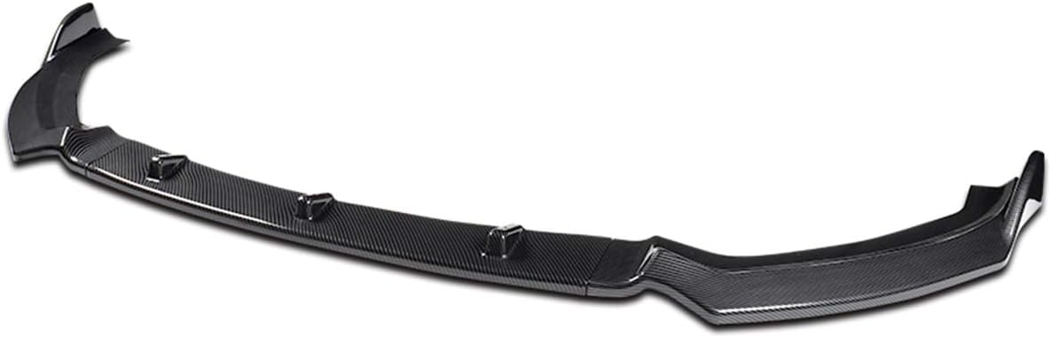 3Pcs Carbon Fiber Look Front Bumper Lip Spoiler Wing Body Kit Compatible with Audi A3 S3 17-20 Pack of 2