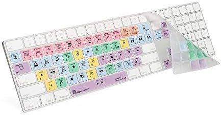 Logickeyboard LogicSkin Compatible with Final Cut Pro X Keyboard with Numeric Keypad. - LK-LS-FCPX10-M89 Pack of 2
