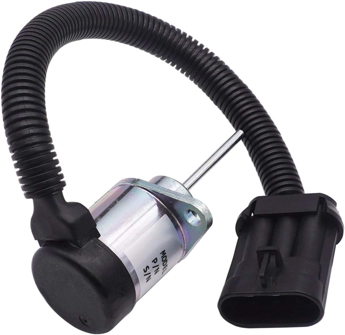 6691498 6691313 7000769 Fuel Stop Solenoid for Bobcat S160 S185 S205 450 S510 T550 T590 T630 Pack of 2