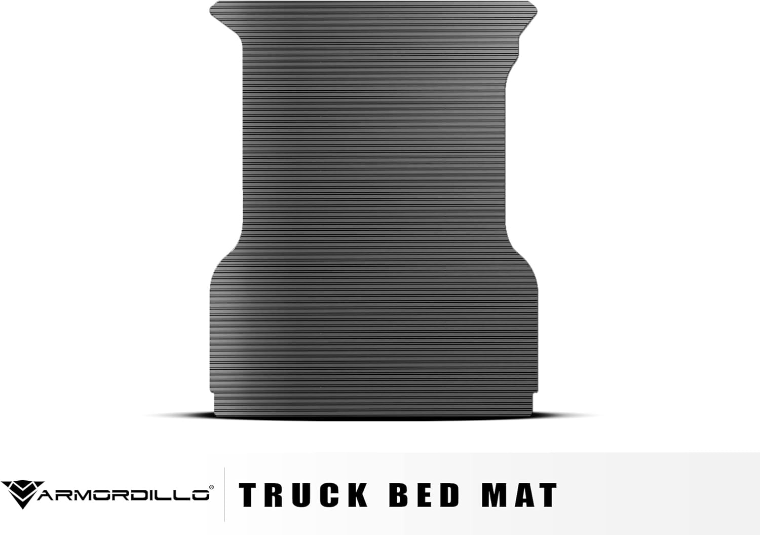 Armordillo USA 8705964 Horizontal Line Rubber Truck Bed Mat - Black Fits 2004-2014 Ford F150 / 2006-2008 Lincoln Mark LT 5.5 Feet (66