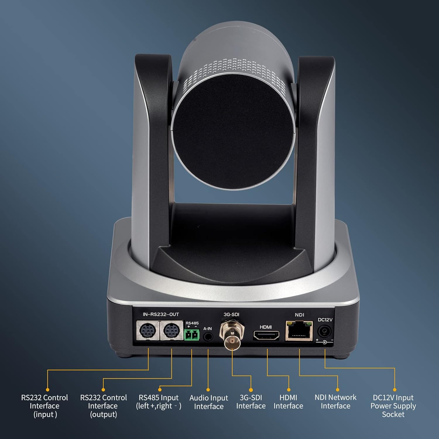 FEELWORLD NDI20X PTZ Camera Simultaneous 3G SDI HDMI NDI IP Live Streaming with 20X Optical Zoom 1080P 60fps PoE for Church Streaming Video Confrence