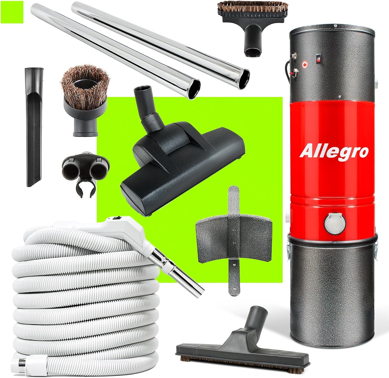 Allegro MU4500 Central Vacuum Deluxe Air Package 30 ft. Hose