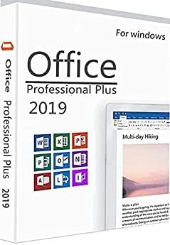 Office 2019 Professional Plus | Lifetime License Validity | for 1 PC| 32/64-bit | PC,one-time Purchase Pack of 2