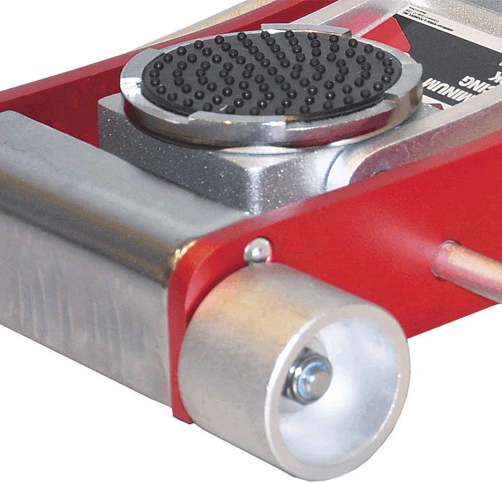 AFF 3 Ton Wrecker Service Jack, Lightweight Anodized Aluminum Frame, Double Pumper Technology, 210