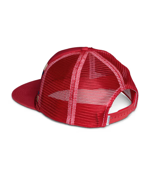 Retro Flat Brim Trucker