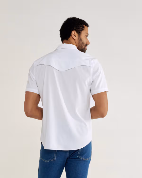 Men's Performance Short Sleeve Western Pearl Snap