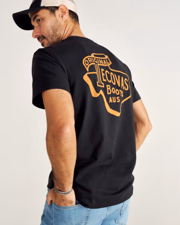 Men's Texas Boots Pocket Tee