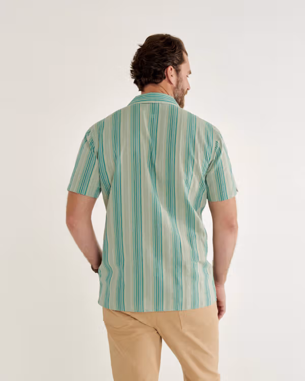 Men's Dobby Camp Short Sleeve Shirt