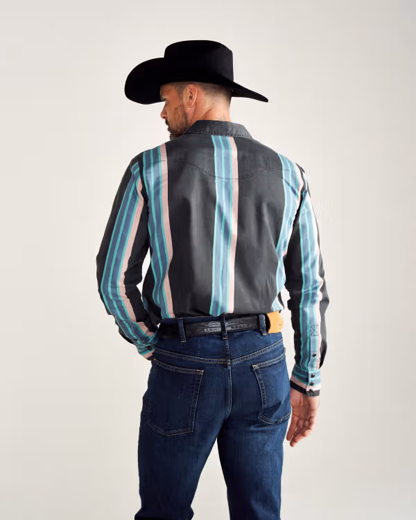 Men's Flying-T Thorn Stopper Pearl Snap