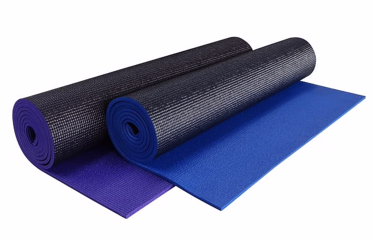 Yoga Deluxe 1/4 Yoga Mat - Cushioned & Non-Slip
