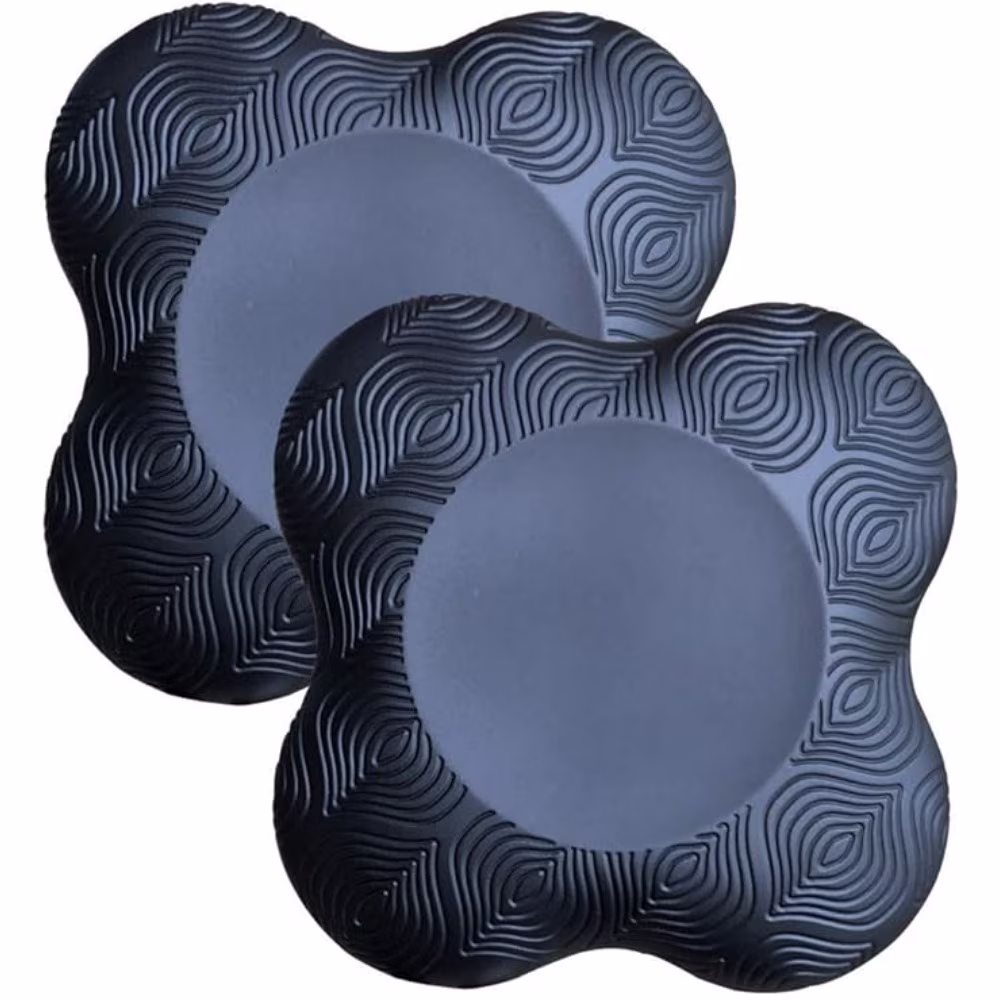 Yoga Kneeling Mat Thickened Flat Support Mat Knee Cover Mat Hand in Hand Elbow Mat Yoga Mat Sports Fitness 2-piece Set