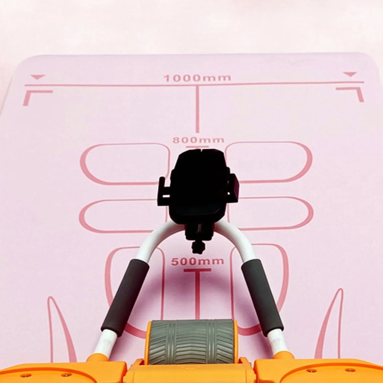 Exercise Equipment Mat for Ab Roller Wheel,Non Slip Abdominal Knee Mat,Home Gym Floor Pad for Yoga,Pilates,Pink,1 * Exercise Equipment Mat,Pink