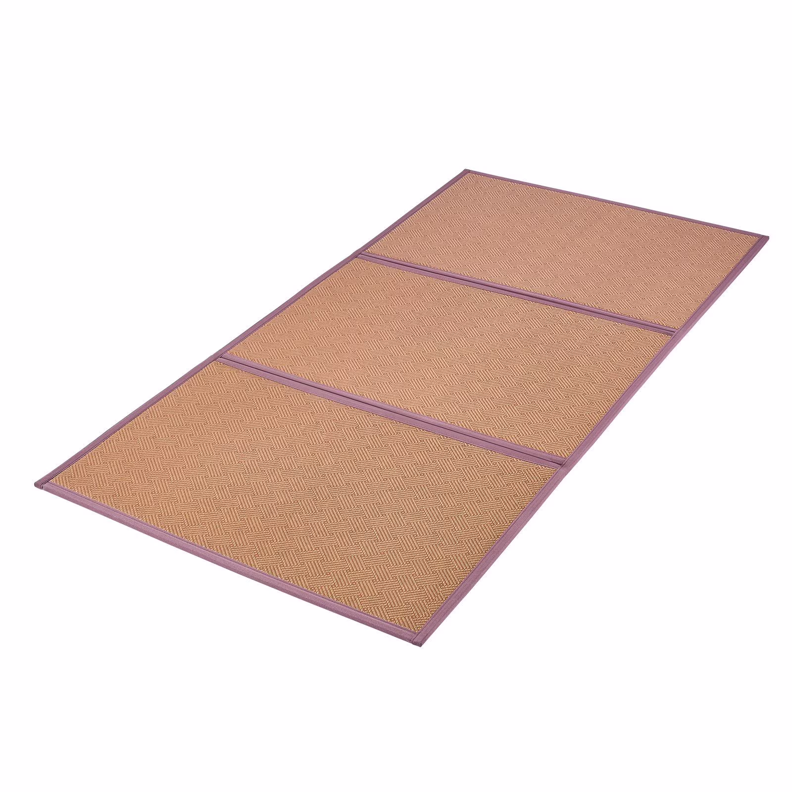 Japanese Tatami Mat, 55x80 inch Foldable Rattan Mat for Sleeping, Yoga & Meditation - Non-Slip Breathable Tatami Floor Mattress