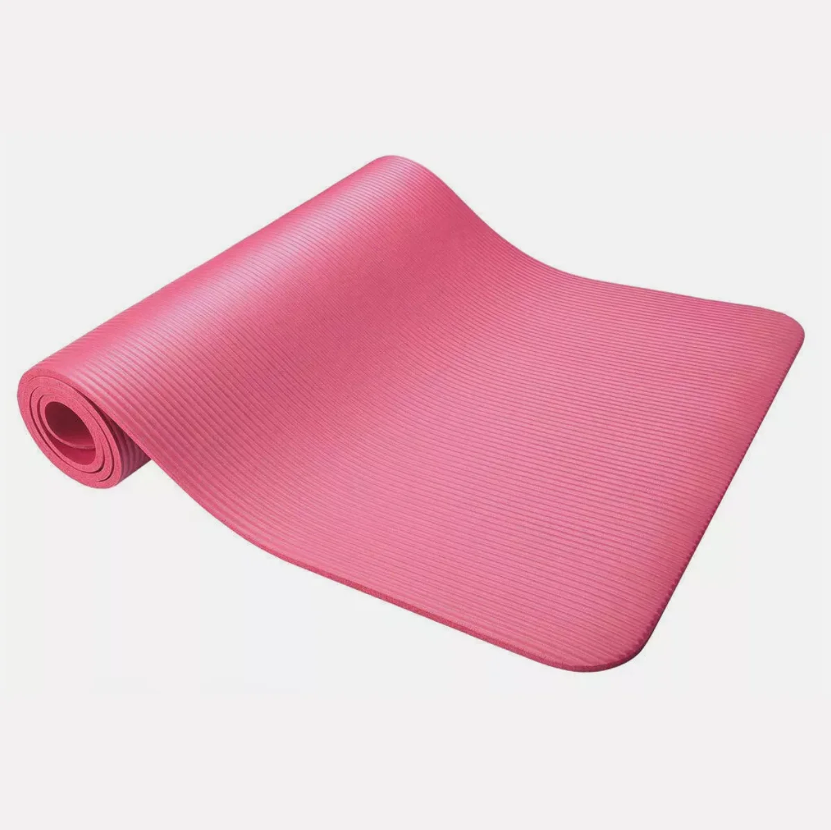Extra Thick Non-Slip Yoga Mat for Women - 8mm TPE Exercise Mat for Pilates, Gymnastics, Home Workouts - Eco-Friendly & Lightweight. (Pink)