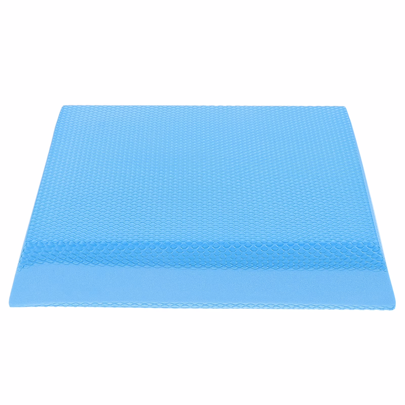3 Pieces Blue Workout Mat Yoga Balance TPE Gym Exercising Equipment