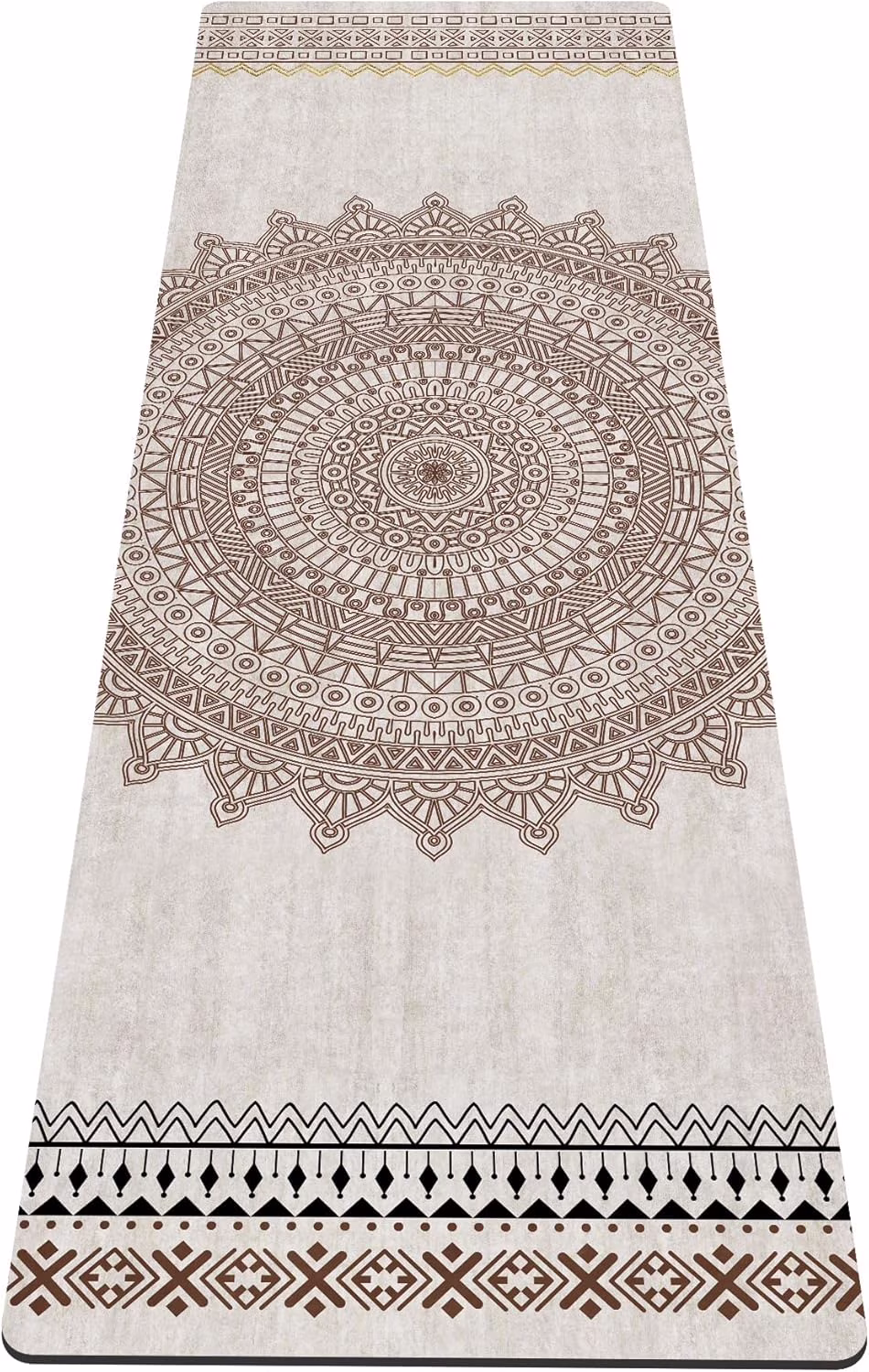 Yoga Mat Print Extra Thick TPE Non Slip Fitness Exercise Mat with Carrying Bag,72"x24" Extra Thick 6MM Exercise & Workout Mat for Yoga, Pilates Fitness and Floor Exercises