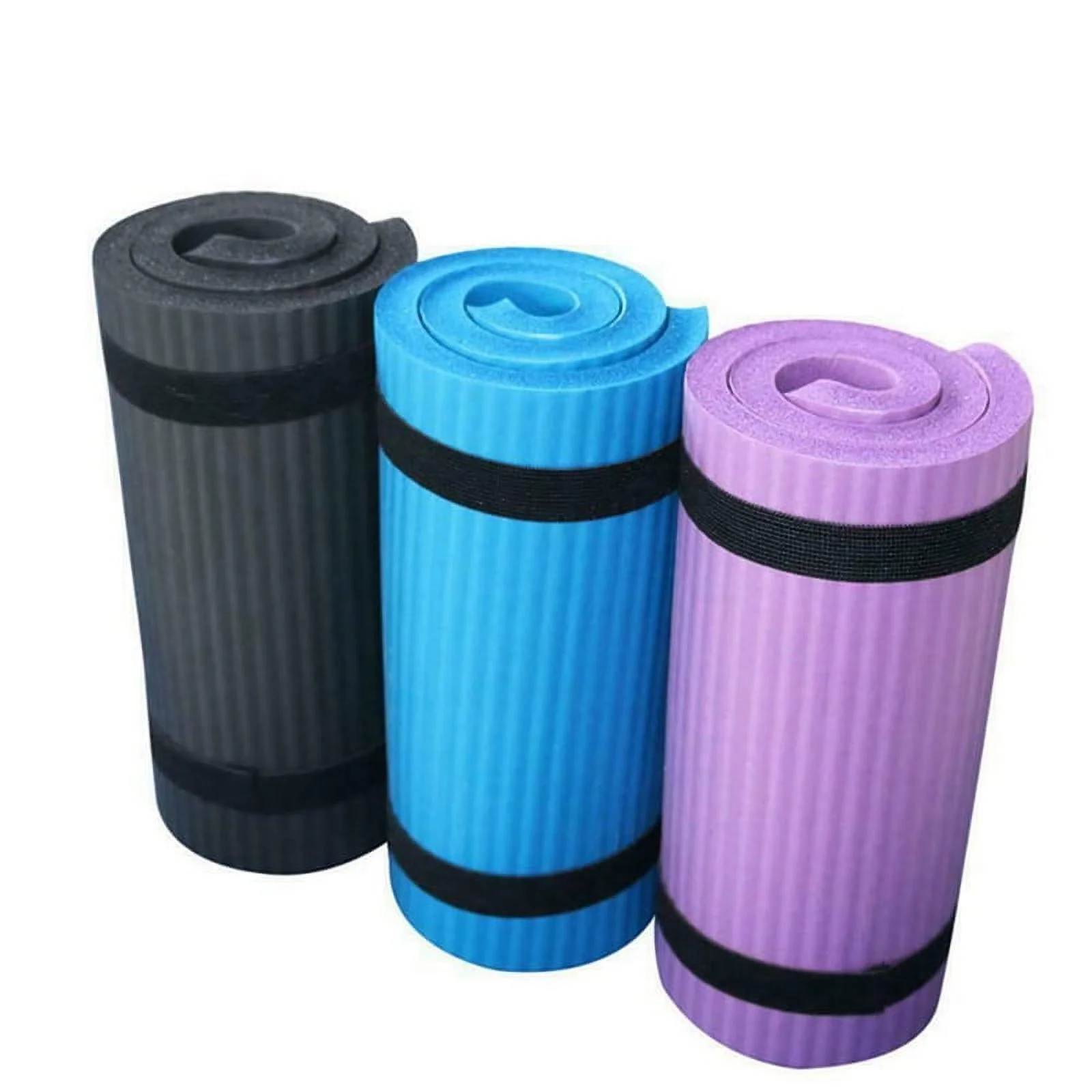15MM Thick Yoga Mat, Comfort Foam Knee and Elbow Pad for Exercise and Fitness, Purple
