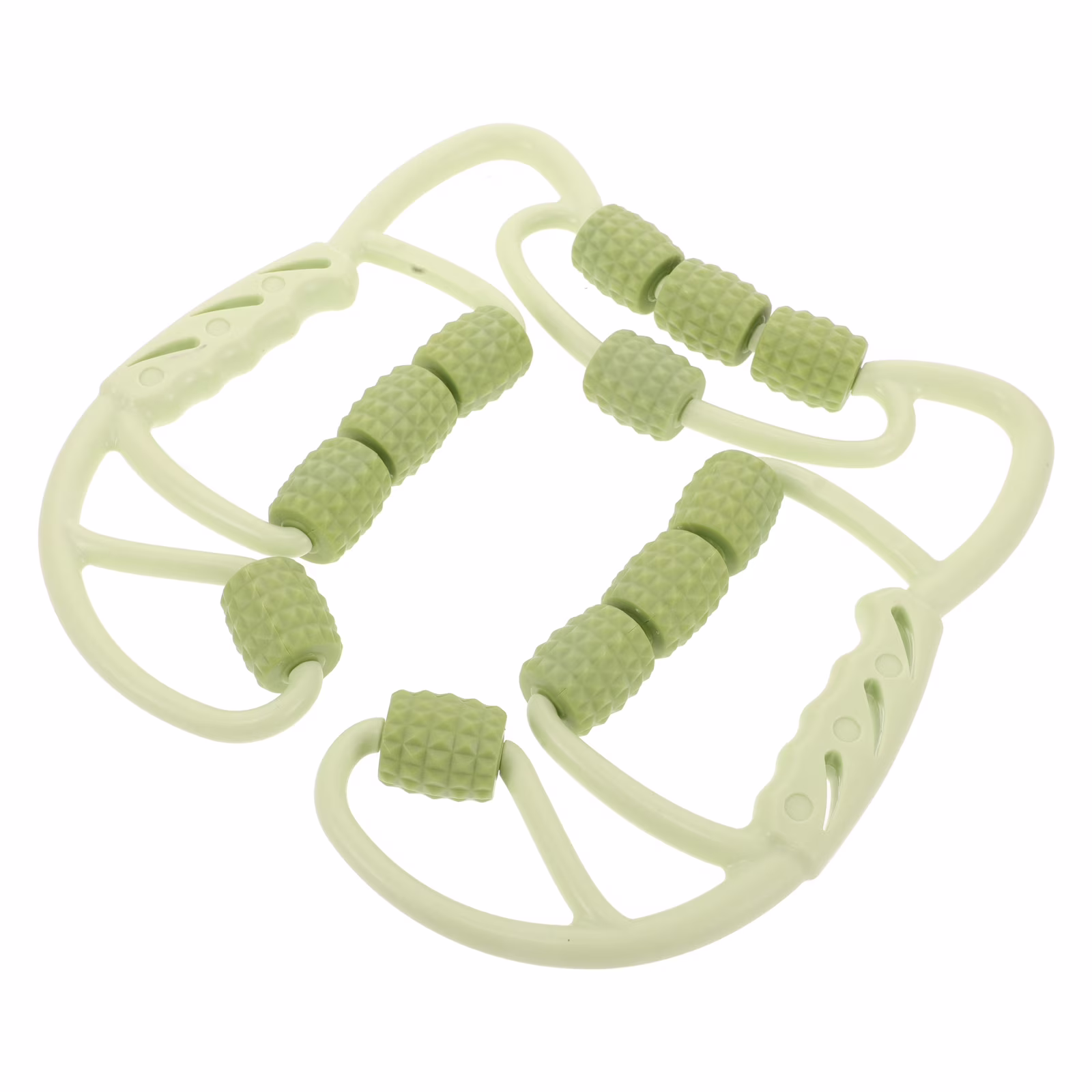 Leg Roller for Muscles Deep Tissue Large Yoga Mat Fitness Green