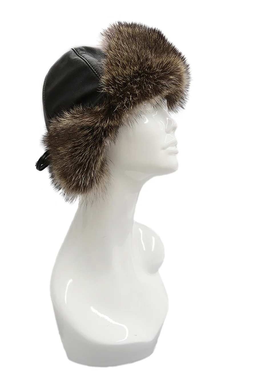 Chapeau en fourrure de Raton Laveur - Masai