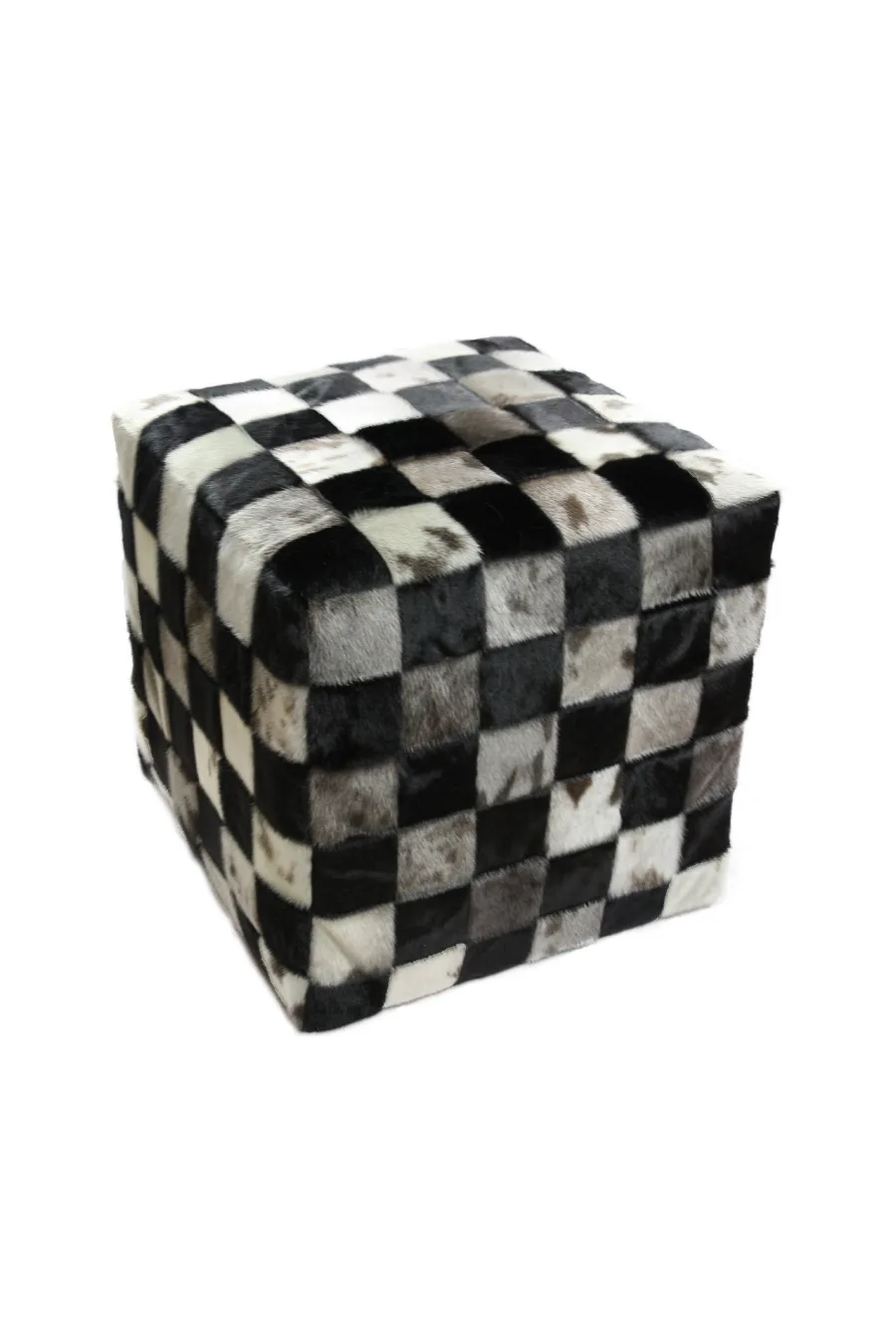 Repose-pieds en fourrure de Loup Marin