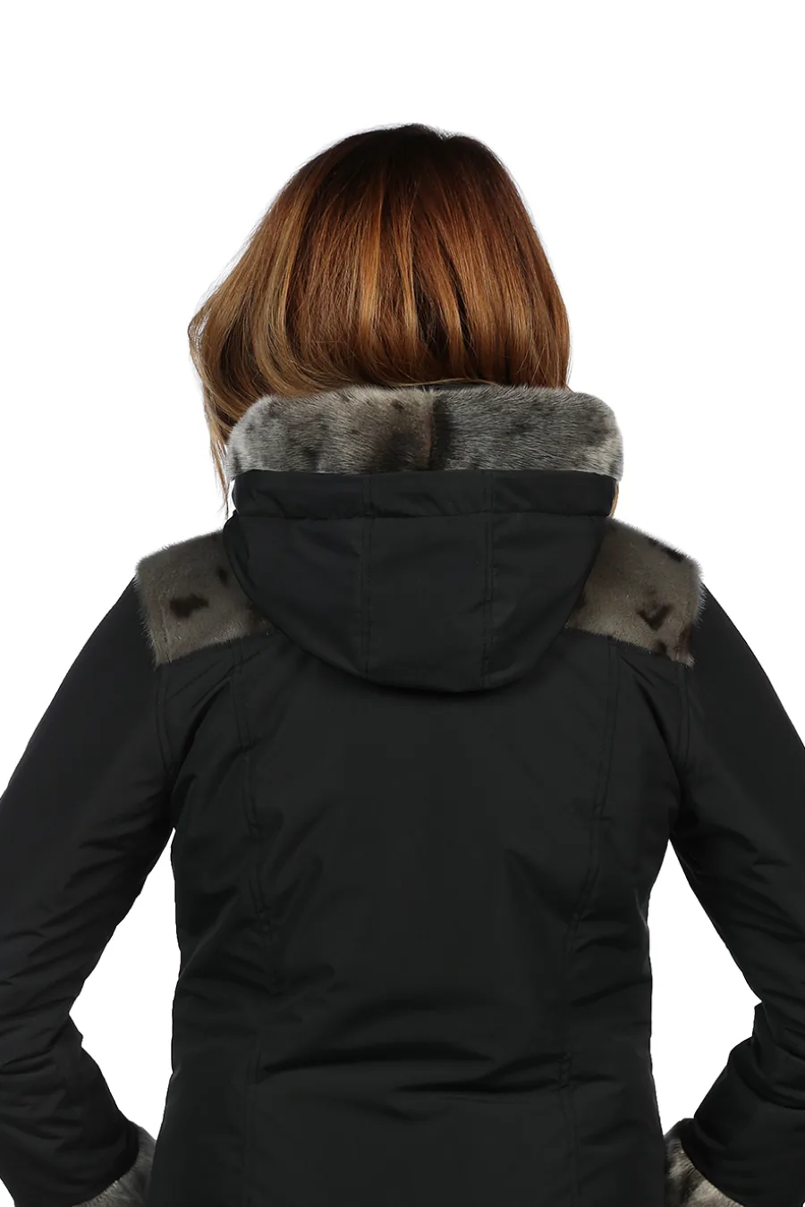 Bande en fourrure de Loup Marin naturel