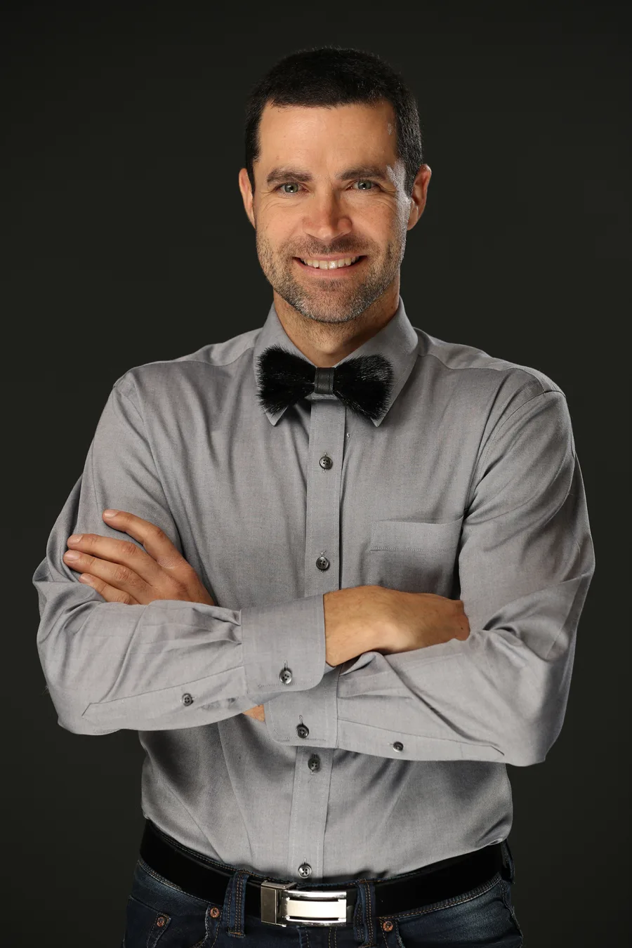 Noeud papillon Loup Marin noir