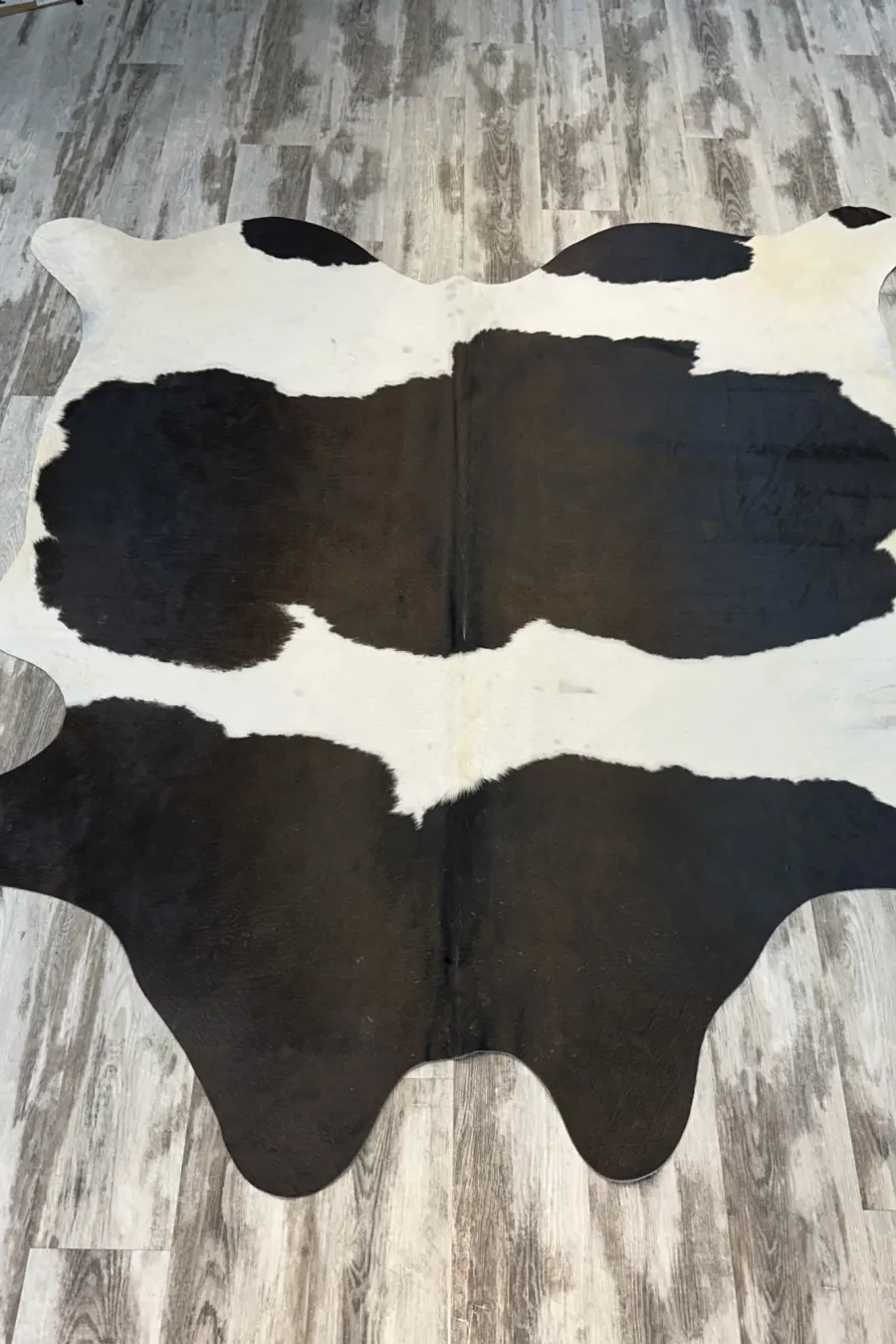 Peau de Vache noire et blanche - Grand