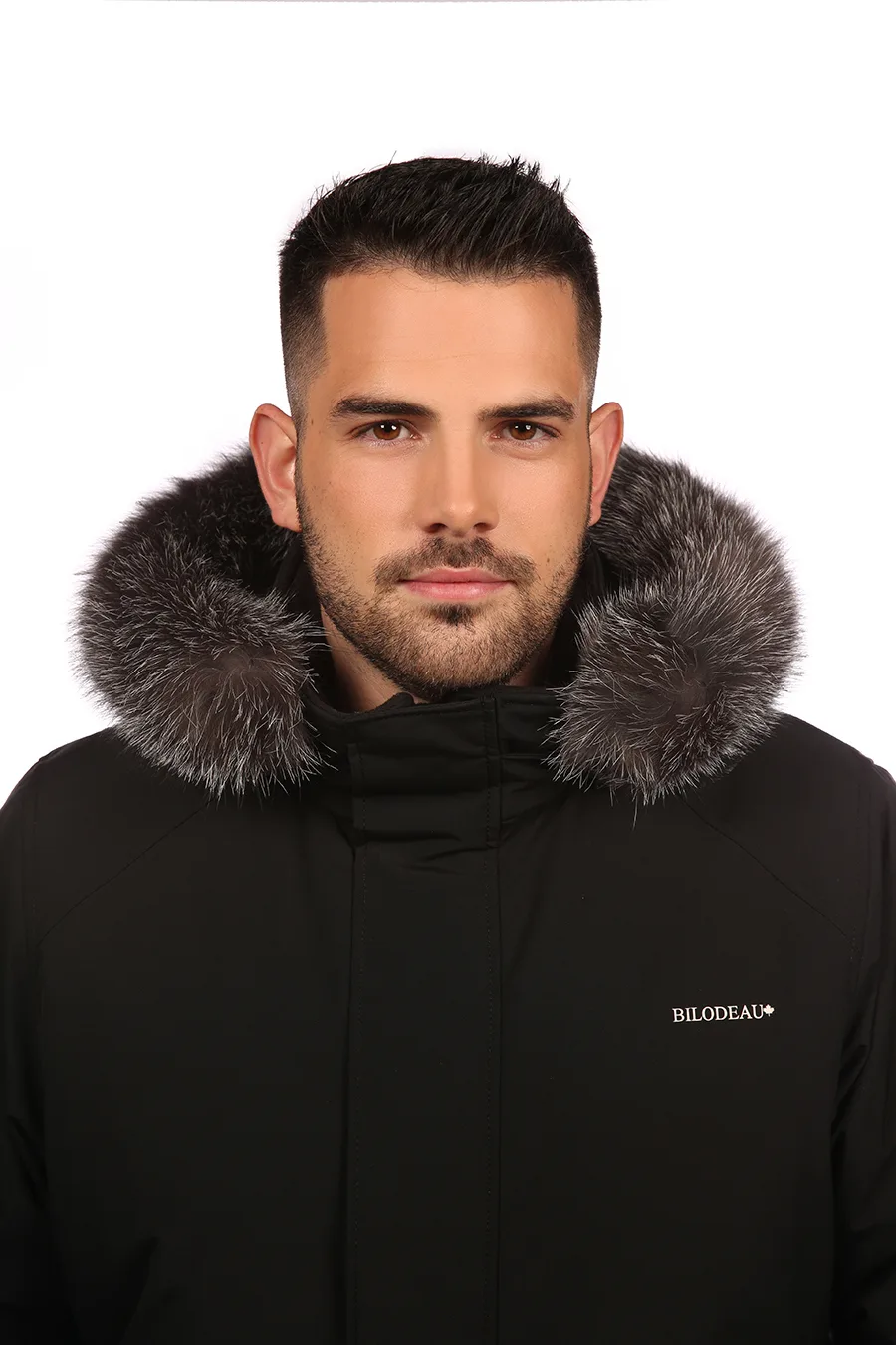 Bande en fourrure de Renard Indigo (28 PO)