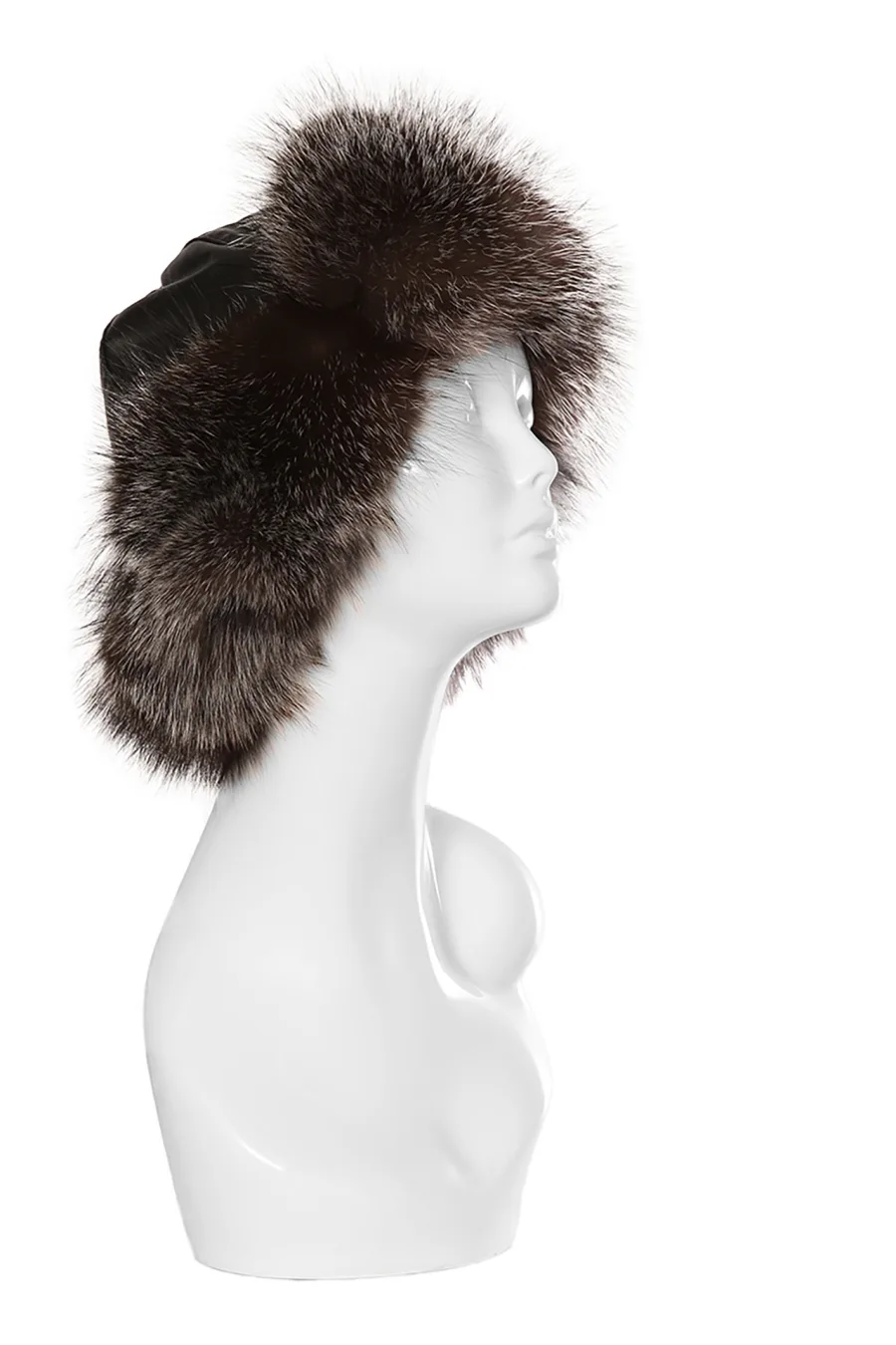 Chapeau en fourrure de Renard Argenté de forêt - Masai