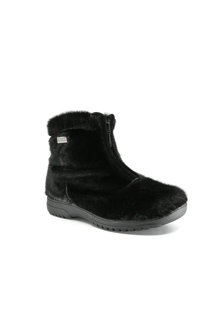 Bottes en fourrure de Loup Marin noir - Akiwe