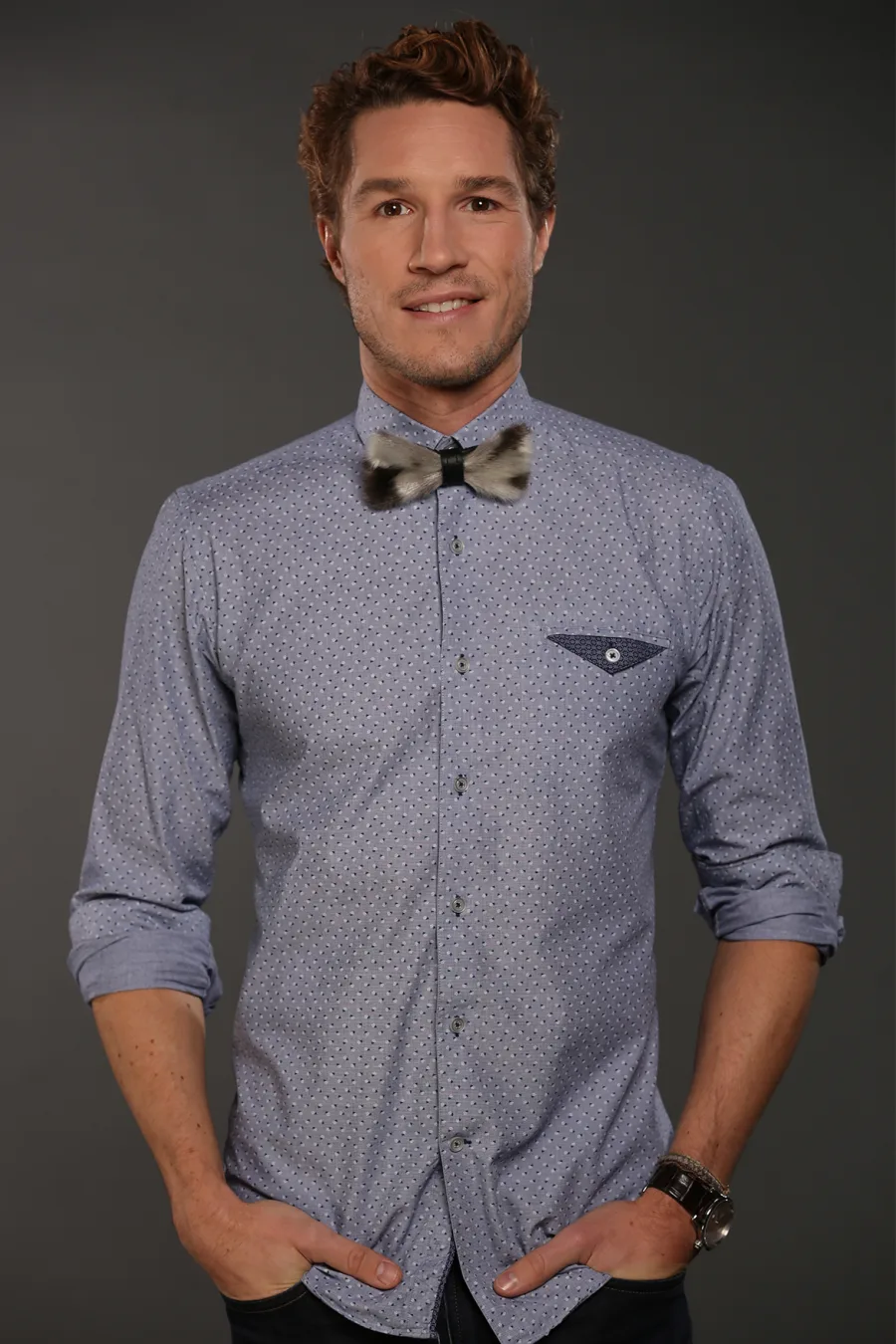 Noeud papillon Loup Marin noir