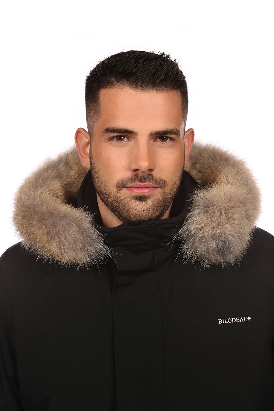 Bande en fourrure de Coyote naturel (28 PO)