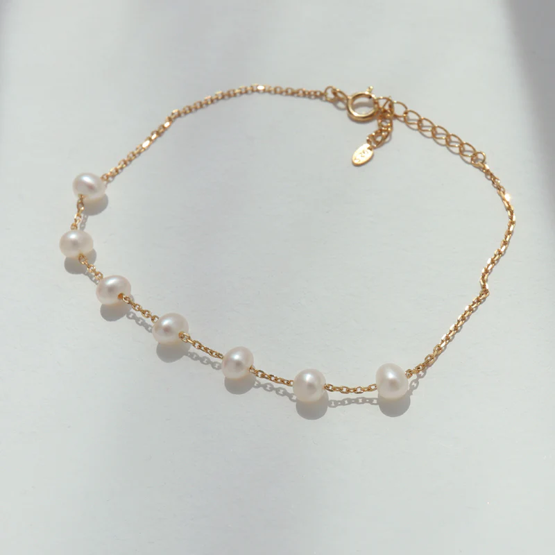 Freshwater Pearl Bracelet- Sterling Silver