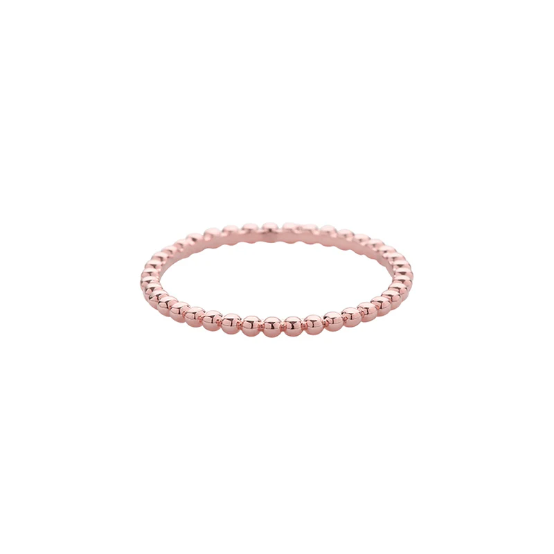 Thin Dots Ring- Sterling Silver