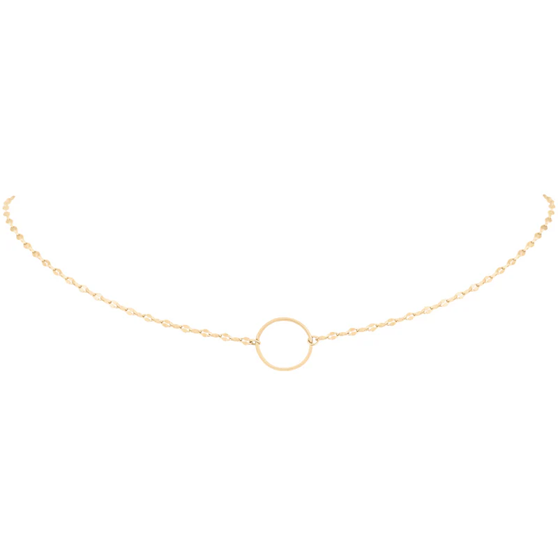 Eternity Chain Choker- Sterling Silver