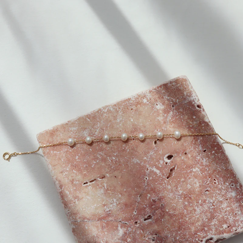 Freshwater Pearl Bracelet- Sterling Silver