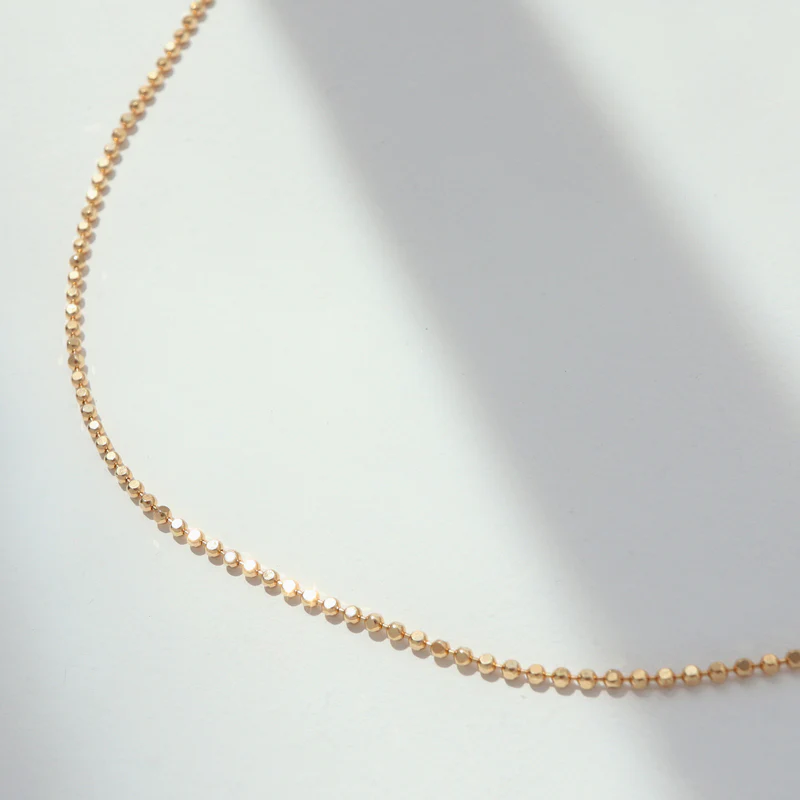 Ball Chain Necklace- Sterling Silver